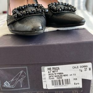 Prada black shoes